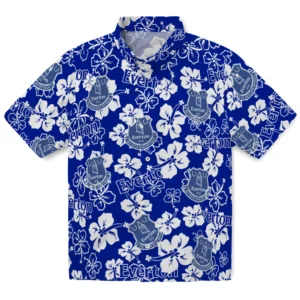 Everton Hibiscus Bloom Hawaiian Shirt