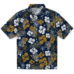 FIU Panthers Hibiscus Bloom Hawaiian Shirt