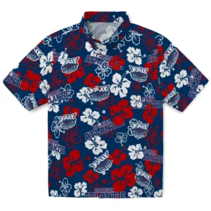 Florida Atlantic Owls Hibiscus Bloom Hawaiian Shirt