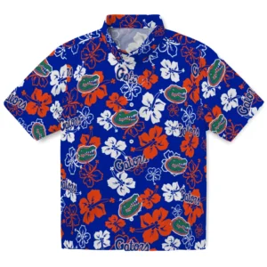 Florida Gators Hibiscus Bloom Hawaiian Shirt