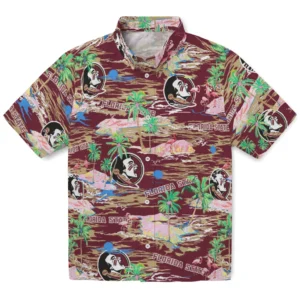 Florida State Seminoles Flamingo Retreat 2026 Hawaiian Shirt