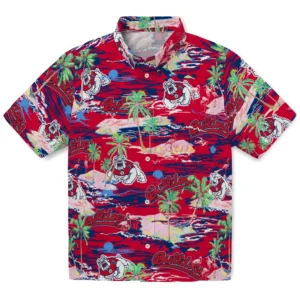 Fresno State Bulldogs Flamingo Retreat 2026 Hawaiian Shirt