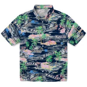 Georgia Southern Eagles Flamingo Retreat 2026 Hawaiian Shirt