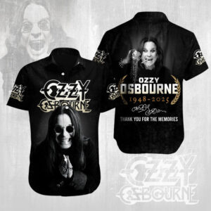 RIP Ozzy Osbourne Hawaiian Shirt Thank You For The Memories Shirt Dad Gifts