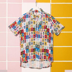 OMOCAT Merch Original Characters Button Up Shirt Gifts For Friends