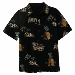 24hundred Merch The Amity Affliction Big Pineapple Party Hawaiian Shirt Dad Gifts