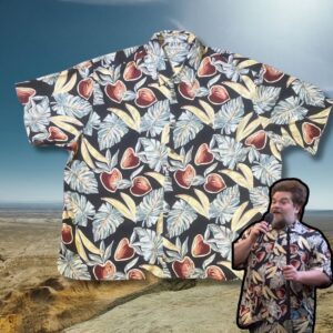 Jack Black Munsingwear Hawaiian Shirt With Fruit Pattern Father's Day Gifts For Son In Law