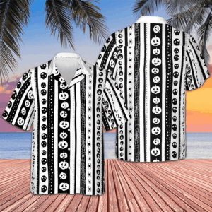 Halloween Pattern Hawaiian Shirt Cool Summer Shirts For Guys Gifts For Boyfriend