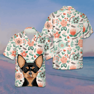 Happiness Is Chihuahua Kisses Hawaiian Shirt Best Men's Summer Shirts Dog Owners Gifts