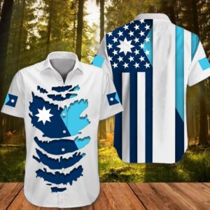 New Minnesota State Flag Design Hawaiian Shirt Mn State Flag Finalist Aloha Shirt
