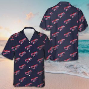 Magic Lobster Hawaiian Shirt Short Sleeve Button Down Beach Shirts Gifts For Lobster Lovers
