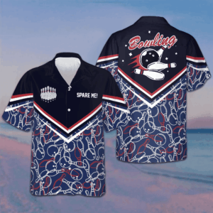 Spare Me Bowling Hawaiian Shirt Men's Button Down Shirts Gifts For Bowling Lovers