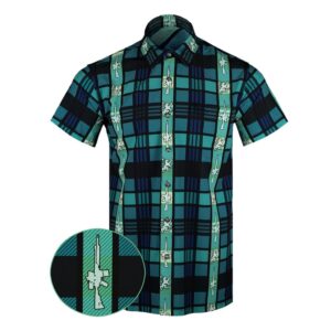 Brave Heart Button Down Shirt Pearl Snaps Clothing Tactical Hawaiian Shirt Gifts For Dudes