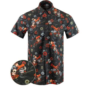 Cinco De Retro Button Down Shirt Tactical Aloha Print Shirt Birthday Presents For Dad