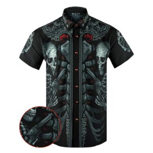 Respeto Button Down Shirt Concealed Carry Hawaiian Shirt Cool Gifts For Gun Lovers