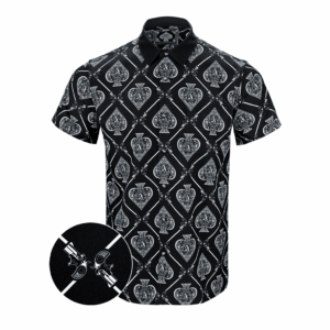 Ace Button Down Shirt Pearl Snaps Apparel Tactical Shirt Hawaii Style Dad Christmas Gifts