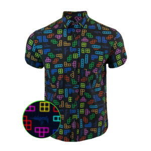 Arcade Series 3 Button Down Shirt Gun Print Hawaiian Shirt Christmas Presents For Boyfriend