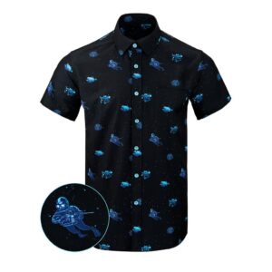 Abyss Button Down Shirt Tactical Hawaiian Shirt Christmas Gifts For Boyfriend