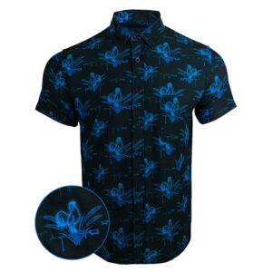 Le Cock V2 Button Down Shirt Tactical Aloha Shirt Good Gifts For Boyfriend