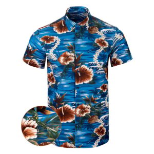 Fiji Button Down Shirt Tactical Tropical Print Shirt Christmas Ideas For Boyfriend