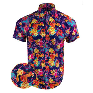Bliss Vector Purple Button Down Shirt Tactical Shirt Hawaii Style Presents For Son