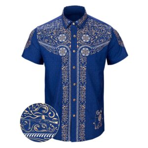 Los Charro Button Down Shirt Gun Print Hawaiian Shirt Birthday Gift Ideas For Brother