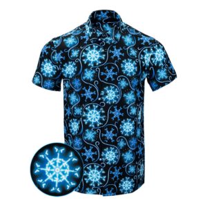 Frostbite Button Down Shirt Tactical Shirt Hawaii Style Christmas Present For Husband