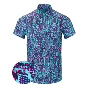 Python Button Down Shirt Gun Print Hawaiian Shirt Best Gifts For Father