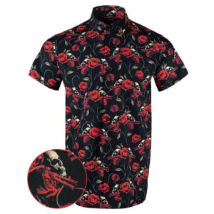 Sacrifice V2 Button Down Shirt Tactical Shirt Hawaii Style Pro Gun Apparel Gifts For Him