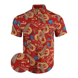 Fear And Loathing Dr Gonzo Button Down Shirt Tactical Hawaiian Shirt Gifts For Gun Lovers