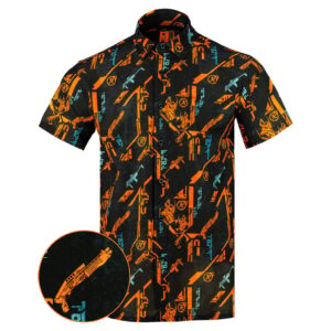The Resistance Button Down Shirt Gun Print Hawaiian Shirt Gun Lovers Gifts For Father