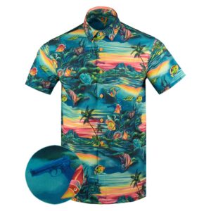Ventura V4 Button Down Shirt Outdoor Hawaiian Tactical Shirt Gifts For Grandpa
