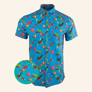 SOG x Retro Collab Button Down Shirt Tactical Shirt Hawaii Style Gift Ideas For Friends