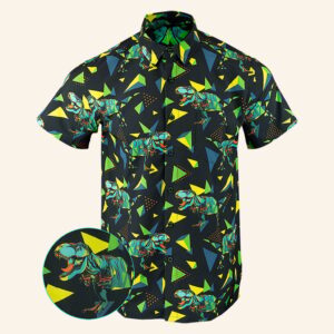 Small Arms Button Down Shirt Tactical Aloha Shirt Birthday Gift For Husband