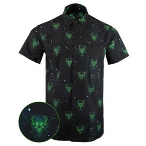 The Invader Button Down Shirt Hawaiian Tactical Button Down Birthday Gifts For Father