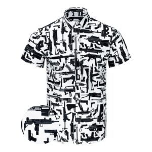 The Arsenal White Button Down Shirt Tactical Hawaiian Shirt Best Birthday Gift For Gun Lovers