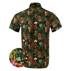The Ku Button Down Shirt Tactical Tropical Print Shirt Gift Ideas For Father