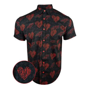 Wings Of Fury Button Down Shirt Tactical Hawaiian Shirt Gun Lovers Birthday Present For Husband