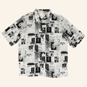 Madeon Merch Mural Button Up Shirt Unique Gifts For Music Lovers