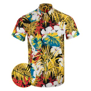Ventura Button Down Shirt Outdoor Hawaiian Tactical Shirt Gun Lovers Gifts For Men's