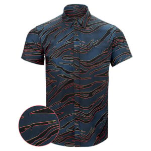 Tiger Black Button Down Shirt Hawaiian Tactical Button Down Gifts For Brother In Law