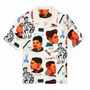 Tyler The Creator Merch Barbershop Rayon Hawaiian Shirt Golf Wang Merch Gifts For Husband