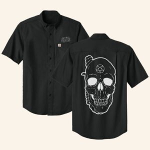 Spite Merch Skull Black Dedication Spite Hawaiian Shirt Unique Gifts For Husband