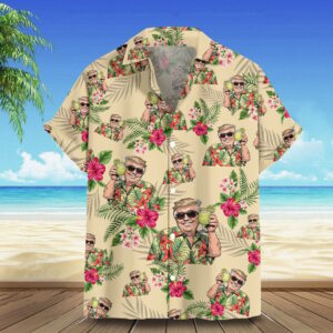 2026 Hawaiian Shirt I Stand With Button Up Shirt Summer Gift For Dad