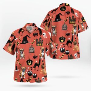 Boxer Halloween Hawaiian Shirt Best Halloween Gifts Ideas For Him Her