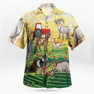 Goat Hawaiian Shirt Unisex Streetwear Unique Gifts For Boyfriend Girlfriend
