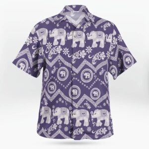 Elephant Hawaiian Shirt Unisex Streetwear Unique Birthday Gifts For Men Women
