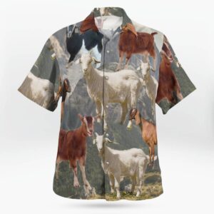 Goat Hawaiian Shirt Unisex Streetwear Unique Gifts For Boyfriend