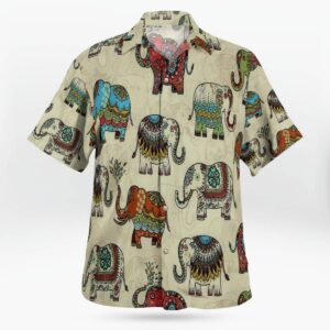 Elephant Hawaiian Shirt Unisex Streetwear Unique Gifts For Husband
