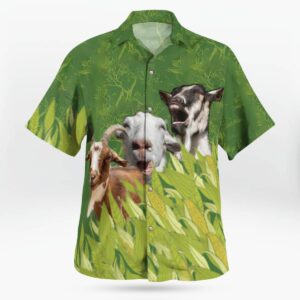 Goat Hawaiian Shirt Unisex Streetwear Unique Gifts For Husband